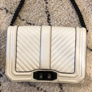 Rebecca Minkoff Chevron Quilted Love Crossbody